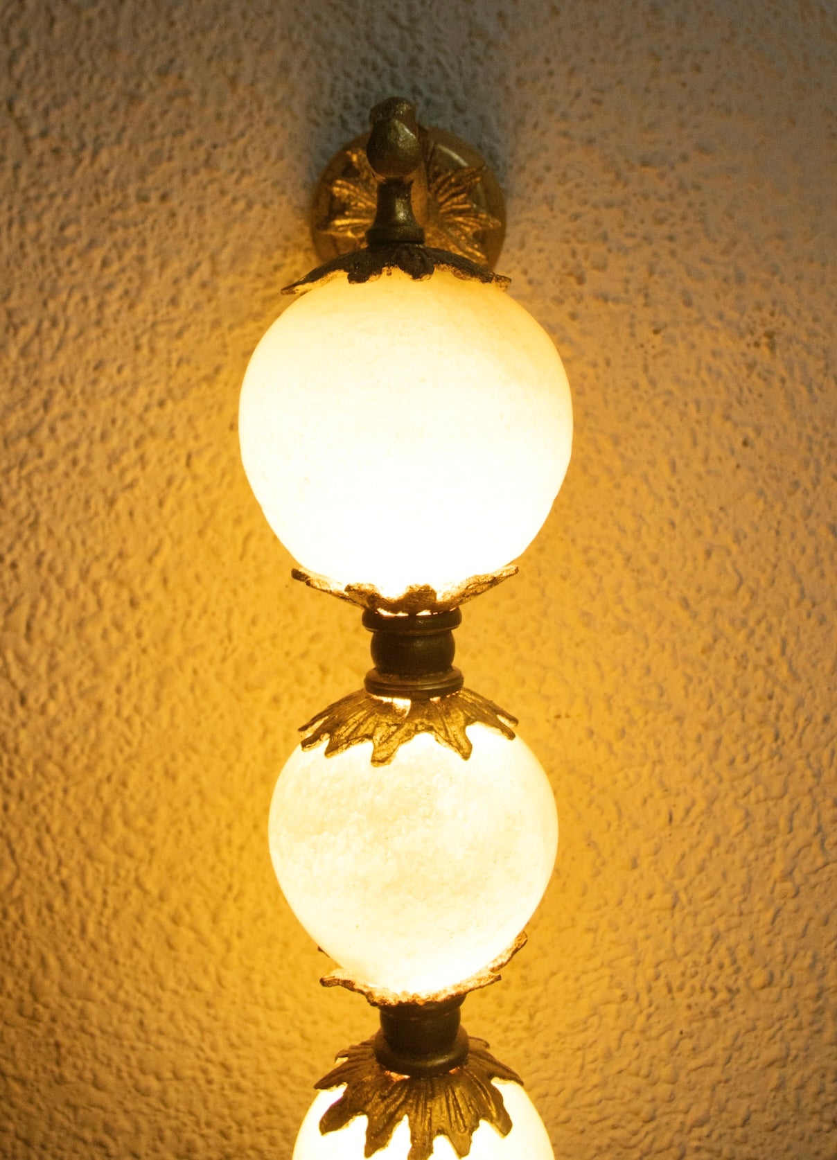 tuz taşı pirinç döküm aplik