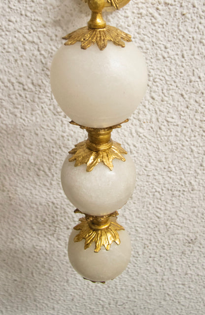 tuz taşı pirinç döküm aplik